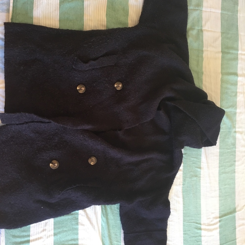 Zara coat , 3/4 sleeves .